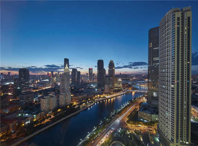 天津香格里拉大酒店外觀設計圖片