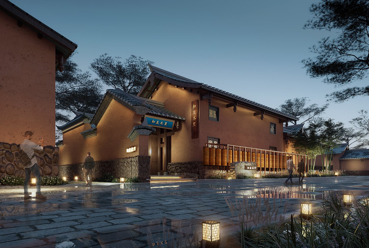 酒店的整個(gè)品牌門(mén)頭形象設(shè)計(jì)