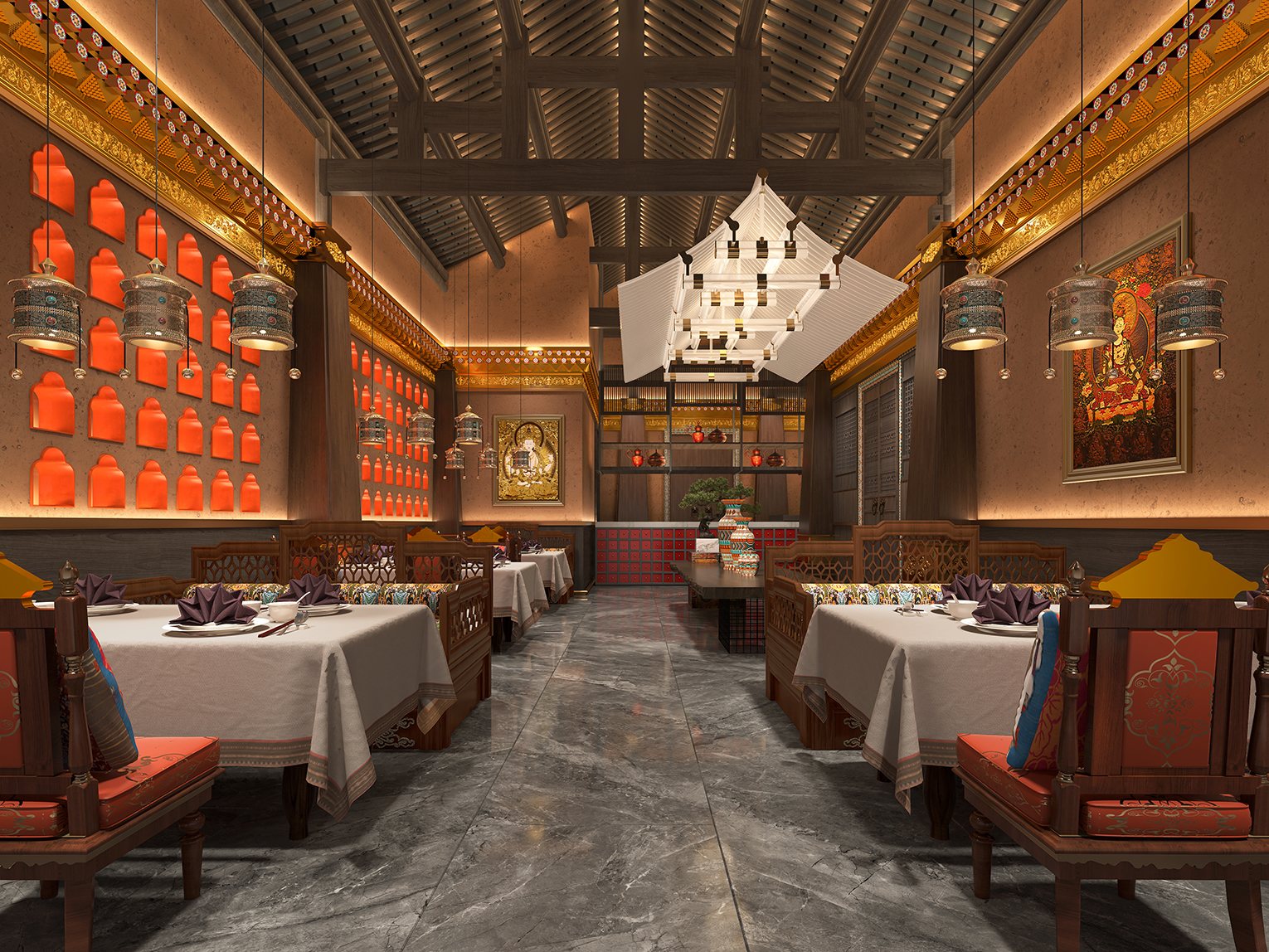 餐廳包間設(shè)計(jì)裝飾、精品酒店設(shè)計(jì)